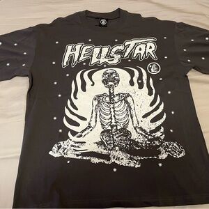 Hellstar Gray Graphic Men's Shirt